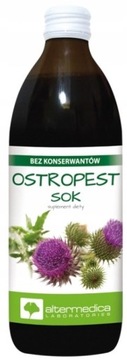 ALTER MEDICA Ostropest 100% sok z ostropestu 500ml
