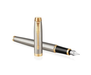 Pióro Parker IM Brushed Metal GT - srebrne
