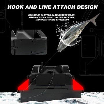 ЛОДКА-приманка GPS V020 RC АККУМУЛЯТОРНАЯ 500 м 12000 мАч