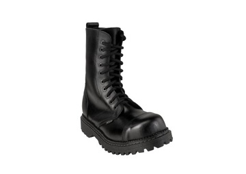 POLSKIE Wysokie GLANY Rozmiar 38 Steel Cap SKÓRA