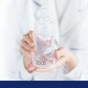 2 x анти -колорная бутылка Lovi Medical+ 250 мл с 3M+ Dynamic Teat