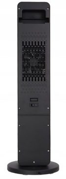 TERMOWENTYLATOR KOLUMNOWY GRZEJNIK 2000W CZARNY TERMOSTAT WIFI + PILOT