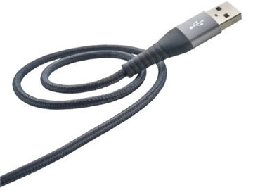 КАБЕЛЬ SILVERCREST USB — MICRO USB 1,27 М, МЕТАЛЛ