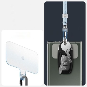 SPIGEN Magiczny Sznurek 2w1 Smycz na Szyję Ramię Nadgarstek do Telefonu