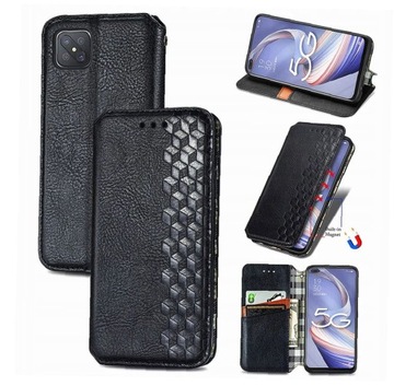 CASE COVER LEATHER MAGNET FOR OPPO Reno4 Z 5G