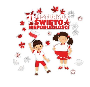 DEKORACJA NA ŚWIĘTO NIEPODLEGŁOŚCI - 11 LISTOPADA WERSJA XXL (20 elementów)