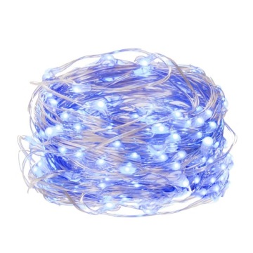 100LED МИКРО ЛАМПЫ С СИНИМ ПРОВОДОМ