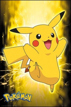 Pokemon Pikachu Błyskawica - plakat 61x91,5 cm
