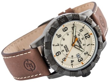 ZEGAREK MĘSKI Timex Expedition PODŚWIETLENIE INDIGLO DATOWNIK 5ATM SKÓRA