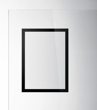 RAMKA INFORMACYJNA DURAFRAME SUN A4 2SZT CZARNA