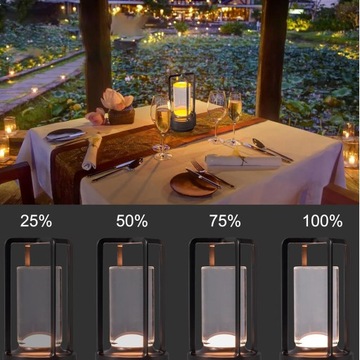 Беспроводная светодиодная настольная лампа с сенсорным затемнением и металлическим каркасом премиум-класса