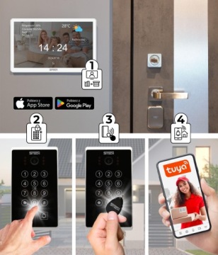 Видеодомофон 5TECH MONITOR VERUS 10'' STATION 84213 FURT AND GATE APPLICATION