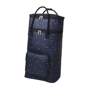 Torba na zakupy Rozszerzona torba zapasowa Oxford Cloth Backup Trolley Hand Star