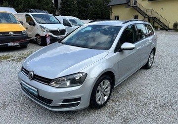 Volkswagen Golf VII Variant 1.6 TDI BlueMotion  110KM 2016 Volkswagen Golf Kombi, Salon Polska, Serwisowany, FV Vat 23, Gwarancja 1.6