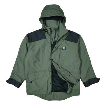 HAGLOFS Climatic Kurtka Techniczna Khaki Logowana r. 38 (L)