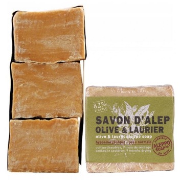 Aleppo Soap Co. Mydło Aleppo Oliwkowo-Laurowe 5% 3x200g ZESTAW TRÓJPAK