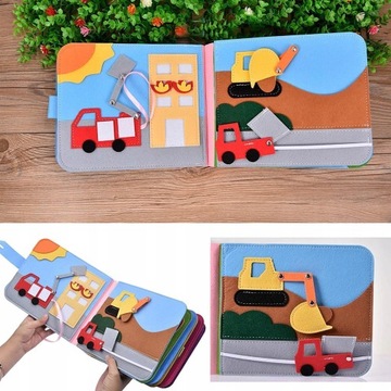 3D СЕНСОРНАЯ ДОСКА, КНИГА, ВОЙЛОК