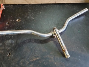 ВИНТАЖНЫЙ ВЕЛОСИПЕД PRL, РУЛЬ, КРАСИВЫЙ ХРОМ, ШАНС