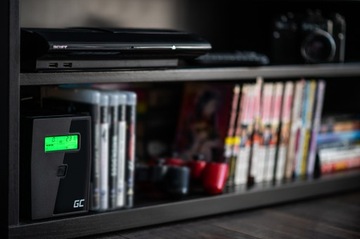 ИБП ИБП 2000 ВА, 1200 Вт, ЖК-дисплей + ПРОГРАММА ИБП GREEN CELL GC