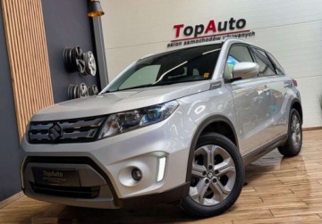 Suzuki Vitara III SUV 1.6 VVT 120KM 2017 Suzuki Vitara 1.6 gwarancja AUTOMAT NAVI LED KAMERA Bezwypadkowa