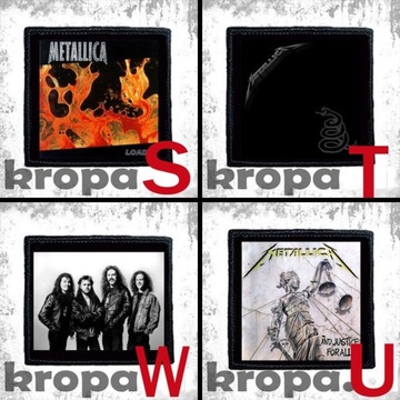 Нашивка METALLICA 10 х 10 см. Множество дизайнов!