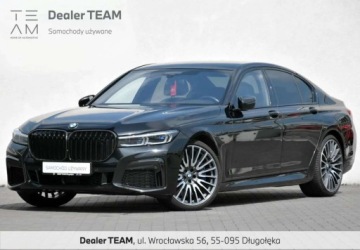BMW Seria 7 G11-G12 Sedan Facelifting 3.0 750d 400KM 2020 BMW Seria 7 Salon PL M Pakiet Hak Laser Night Vision Gwarancja FVAT23