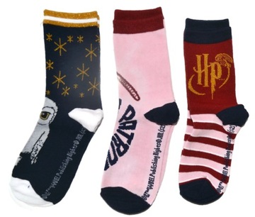 3pak skarpetki HARRY POTTER 23-26