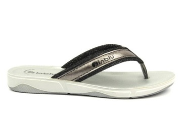 ШЛЕПАНЦЫ ЖЕНСКИЕ INBLU, УДОБНЫЕ, МЯГКИЕ, DD13, ЧЕРНЫЕ, R 36