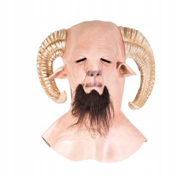 Lateksowa maska FAUN kozioł HALLOWEEN