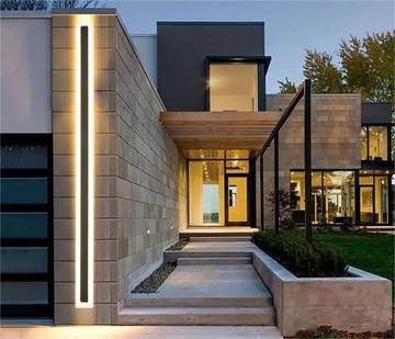 Минималистичный настенный светильник Led 150см 35Вт 230В Теплый белый