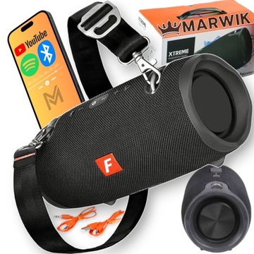 МОЩНЫЙ МОБИЛЬНЫЙ БЕСПРОВОДНОЙ ДИНАМИК BLUETOOTH С РАДИОБАСНЫМ РЕМЕНЕМ