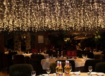 Светодиодная световая завеса 3х1м, НА АККУМУЛЯТОРАХ (регулируемая высота)