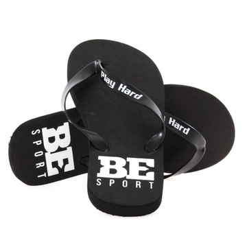 ШЛЕПАНКИ BS PLAY HARD, ЧЕРНЫЕ, РАЗМЕР 43, ДЛЯ ДУША