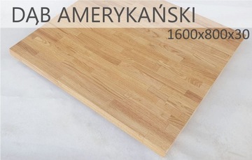 Płyta dąb amerykański select mikrowczep 1600x800x30