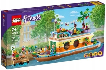 KLOCKI LEGO FRIENDS 41702 ŁÓDŹ MIESZKALNA NA KANALE STATEK BARKA