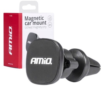 AMiO Uchwyt do samochodu na telefon kratkę magnetyczny AMIO-03785