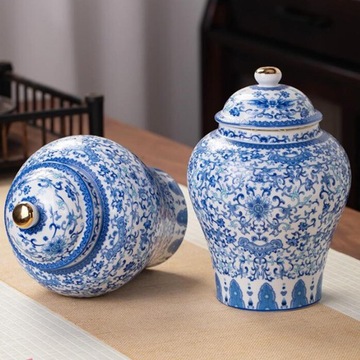 Керамическая ваза для имбирной банки с вазой с крышкой