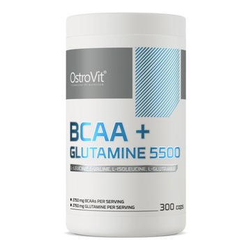 OstroVit BCAA + Glutamina AMINOKWASY L-GLUTAMINA