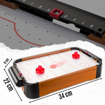 АЭРОХОККЕЙ ХОККЕЙНЫЙ ИГРОВОЙ ХОККЕЙНЫЙ СТОЛ ДЛЯ ДЕТЕЙ в подарок XXL деревянный стол