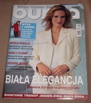 BURDA MODA PIĘKNO WYKROJE 9/2003 wykroje / 55