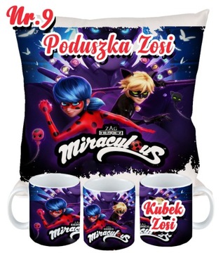 КОМПЛЕКТ ПОДУШКА + КРУЖКА БОЖЬЯ КОРОВКА ЧЕРНЫЙ КОТ N8