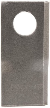 Nożyk kosiarki rotacyjnej lewy 88x40x3mm fi 19mm do Welger 0982150800KR