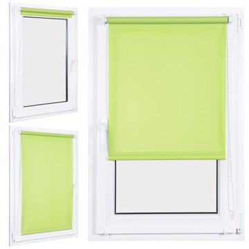 ROLETA ZACIEMNIAJĄCA 83X150 CM GŁADKA WEWNĘTRZNA Z PROWADNICAMI NA WYMIAR