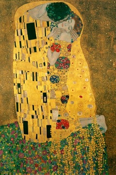 Pocałunek - Gustav Klimt - plakat 40x50 cm