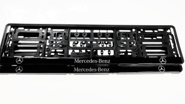 Рамки номерных знаков MERCEDES BENZ, гелевые, 2 шт.