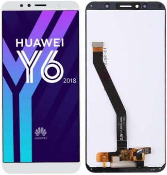 WYŚWIETLACZ LCD HUAWEI Y6 2018 ATU-L21 biały