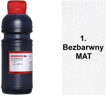 BEZBARWNY MAT 1 RENOSKÓR ZABEZPIECZAJĄCY UTRWALAJĄCY RENOWACJĘ SKÓRY G12-85