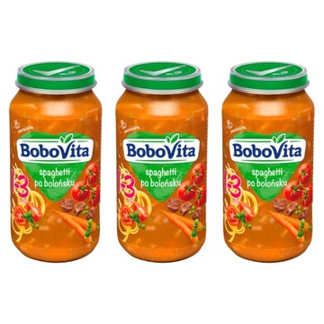 BOBOVITA Spaghetti po bolońsku 3x250g