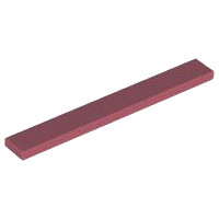 Lego Tile 1x8 4162 4261701 DRed 1szt U