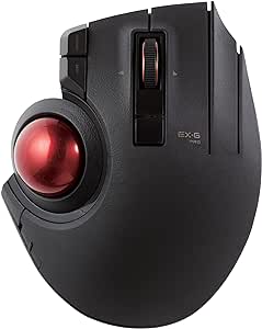 Elecom Trackball mysz bezprzewodowa, ergonomiczna mysz